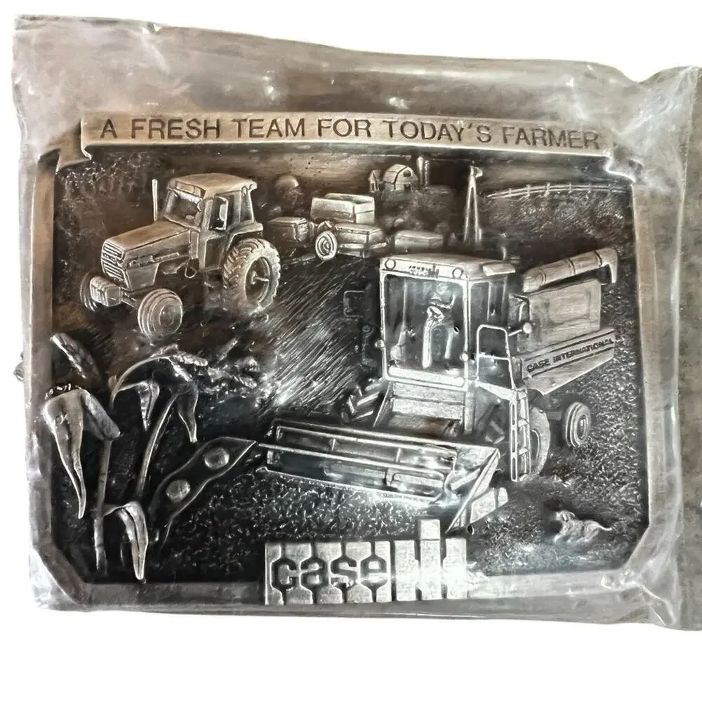 Case IH Belt buckle, 1985, First buckle under new Case International name